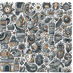 Naklejka premium seamless pattern with birds