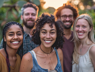 Fototapeta premium group of friends