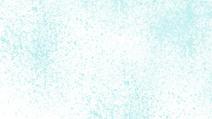 Cyan stain rusty metal texture old terrazzo surface isolated overlay decorative vintage vector background.