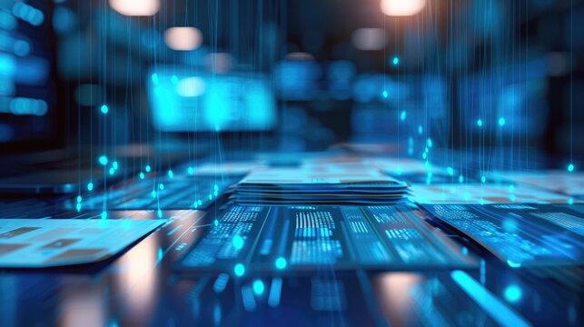 Compliance and Governance, Illustrate a scenario that highlights how advanced document management technologies ensure regulatory compliance and governance standards, Generative Ai