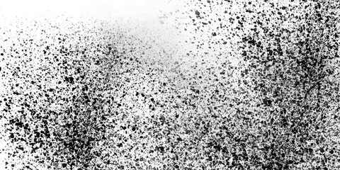 Black and white stain rusty metal texture old terrazzo surface isolated overlay decorative vintage vector background.