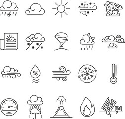 Weather Line Icons