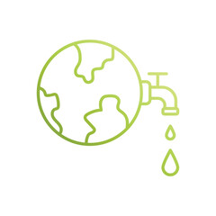 Save Water vector icon