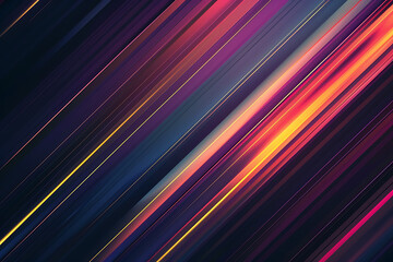 Fototapeta premium A pair of abstract lines are distributed across half of the screen, creating a modern and dynamic visual effect