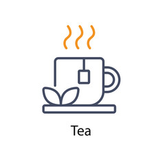 Tea vector icon 