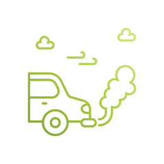 Pollution vector icon