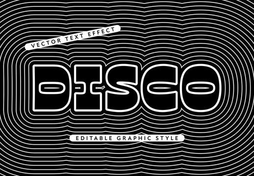 Black and White Layered Text Effect