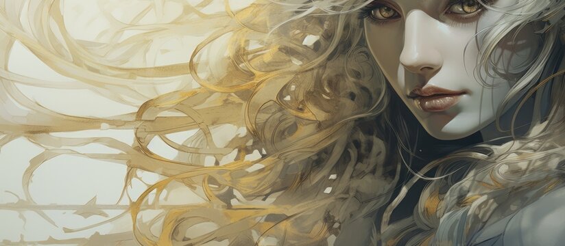 Close up of Auri. Creative banner. Copyspace image