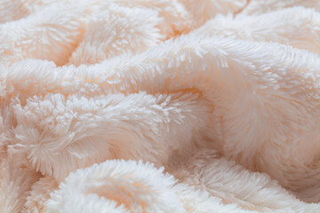 white velour plush cloth textured background