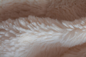 white velour plush cloth textured background