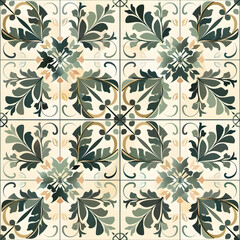 wallpaper, tiles or carpet in a seamless pattern.