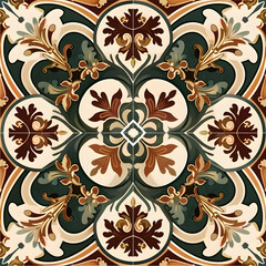 wallpaper, tiles or carpet in a seamless pattern.