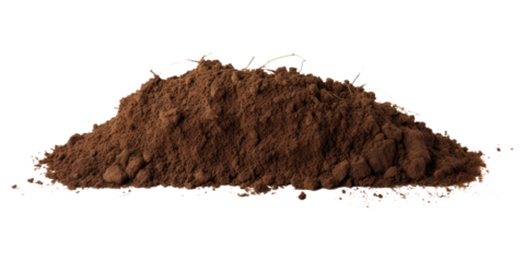 PNG Pile of soil powder white background ingredient.