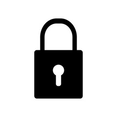 padlock icon vector