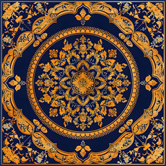 Naklejka premium wallpaper, tiles or carpet in a seamless pattern.