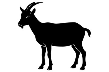 goat Silhouette vector illustration