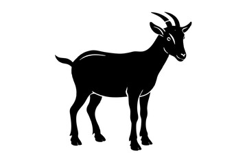 goat Silhouette vector illustration