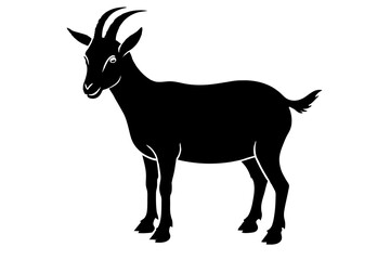 goat Silhouette vector illustration