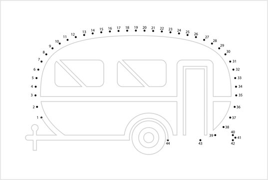 recommend clip art: Caravan Icon Connect The Dots M_2406001