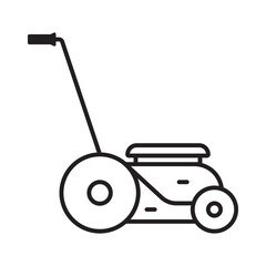 lawn mower icon symbol