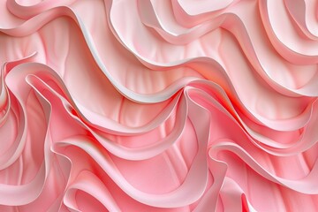 Obraz premium Abstract pink waves wallpaper