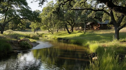 Natural setting of the ranch