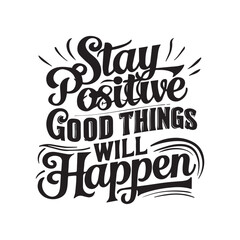 Motivational Typography T-shirt design
