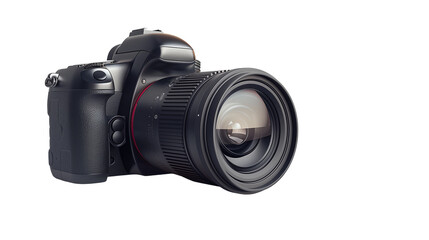 Professional Black Digital Camera with Large Lens