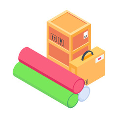 Isometric Icons of Resettlement
