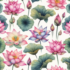 lotus watercolor background