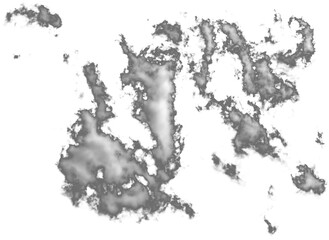 cloud on background transparent