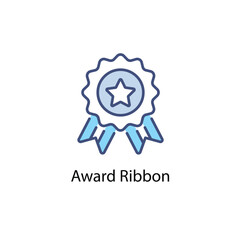 Award Ribbon vector icon