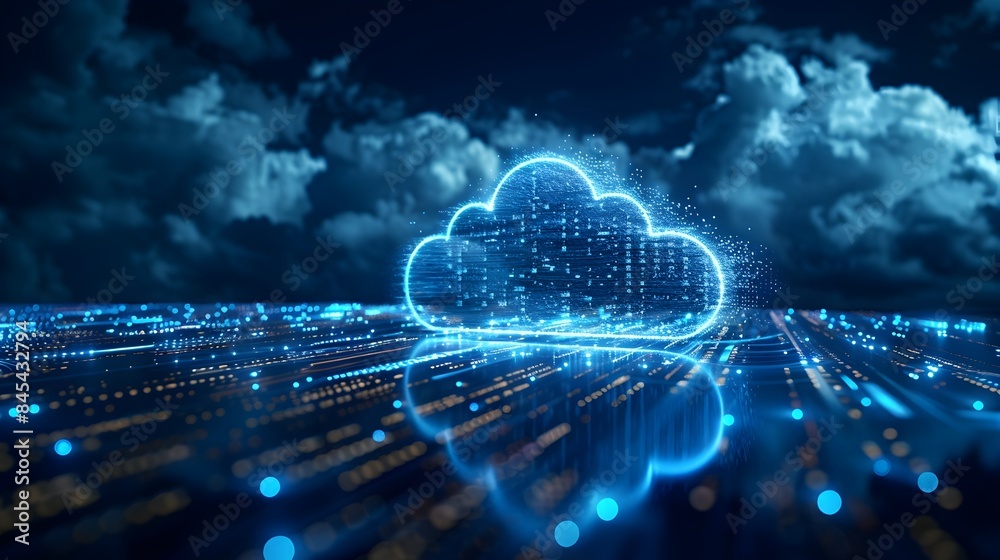 Poster secure and scalable cloud based data backup solution for efficient business
