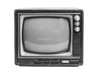 Vintage Black and White Television