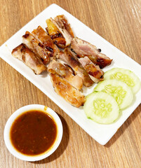 Roasted Chicken with Spicy Sauce