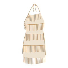 Obraz premium hat cowgirl dress cartoon. cowboy pink, western crown, rodeo west hat cowgirl dress sign. isolated symbol vector illustration