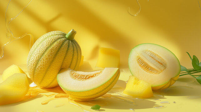 Welttag der Melone am 11. August isoliert Generative AI