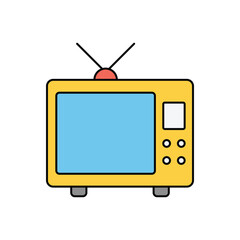 Tv vector icon
