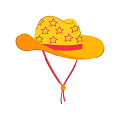 girl cowgirl hat cartoon. boot disco, country cow, rodeo element girl cowgirl hat sign. isolated symbol vector illustration