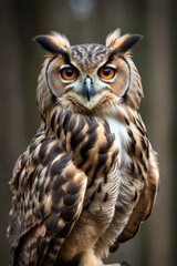 eagle owl, generated by artificial intelligence