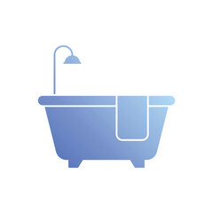 Bathtub vector icon