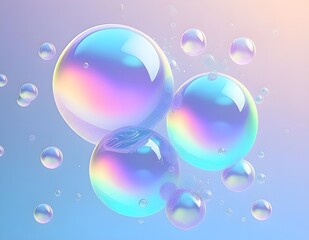 a series of bubbles with the background of the bubbles in the background.