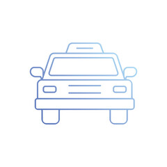 Taxi  vector icon