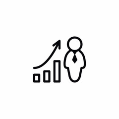 statistics report presentation growth icon