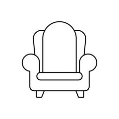 Armchair vector icon