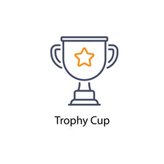 Trophy Cup vector icon