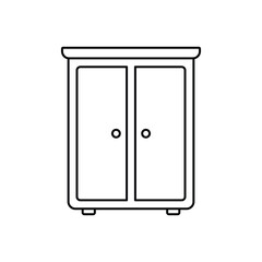 Cupboard vector icon