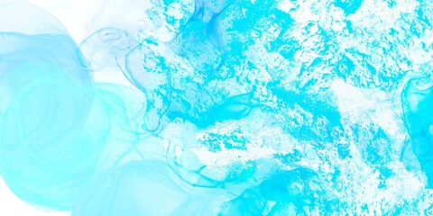 blue water splash watercolor smoke pattern underwater image easy to use pattern PNG file template fresh mind deep think white effect color reflection	
