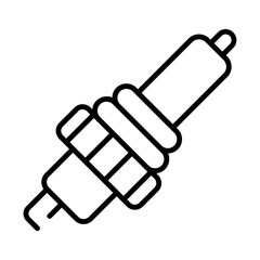 Spark Plug line icon