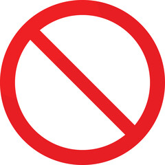 no sign vector illustration, eps 10